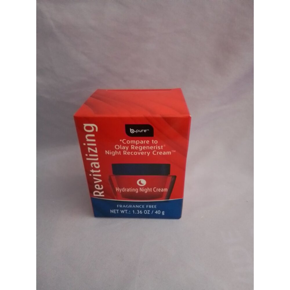 B-Pure Hydrating Night Recovery Cream 1.36 Oz For Fine Lines & Wrinkles